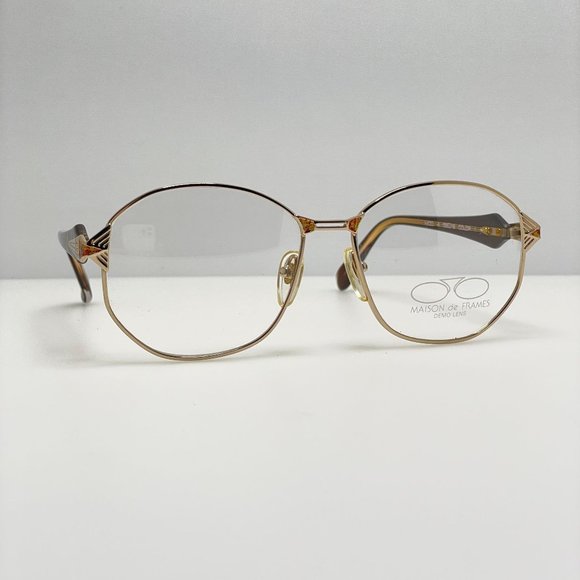 Maison De Frames Eyeglasses Eye Glasses Frames Mod 4 Color 1 56-18 - Picture 1 of 6